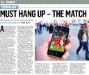 Must hang up - the match is on