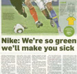 Nike: We're so green we'll make you puke